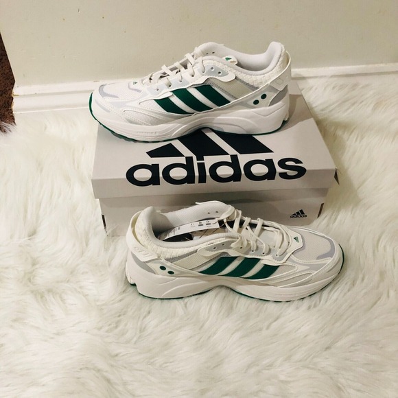 Adidas Spiritain 2000 Mens 9 White Green Grey Running Shoes GZ9582 New in‎ Box main image 5